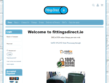 Tablet Screenshot of fittingsdirect.ie